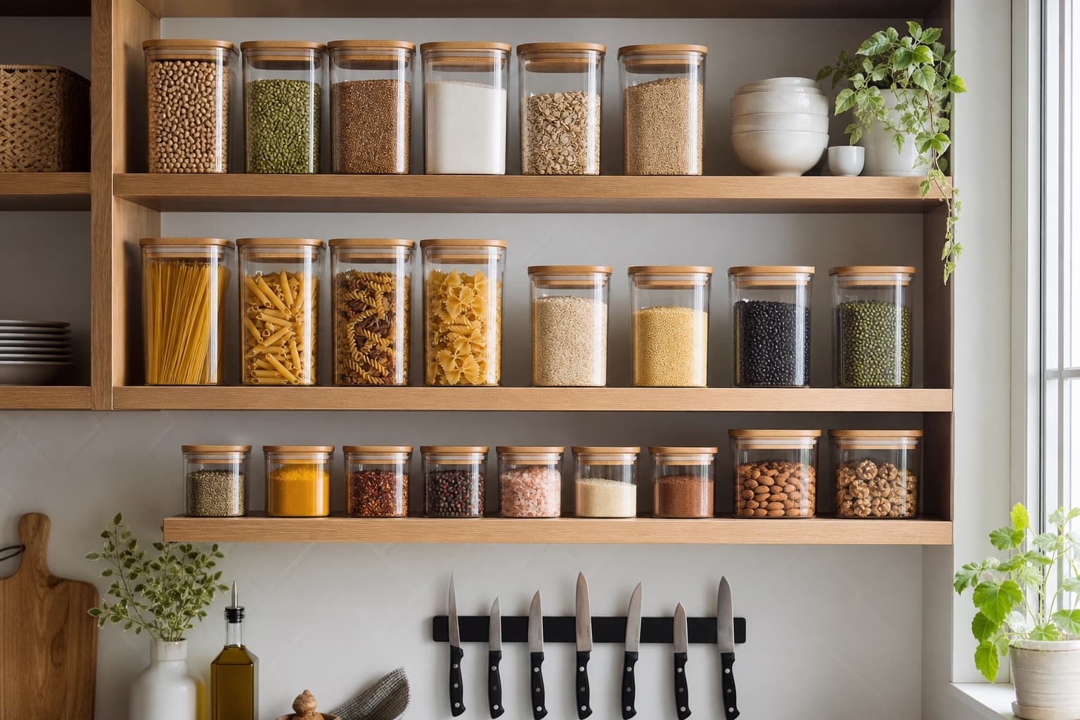 The Ultimate Pantry Organization Guide with Modular Glass Storage