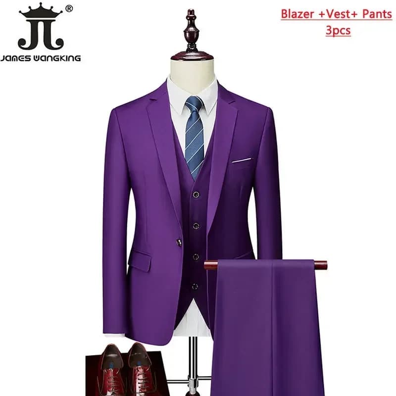 Purple 3Pcs / 6XL (US 3XL)