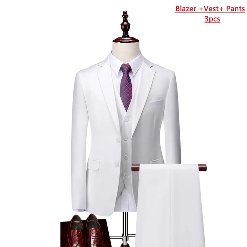 White 3pcs / Asian M (US XXS)