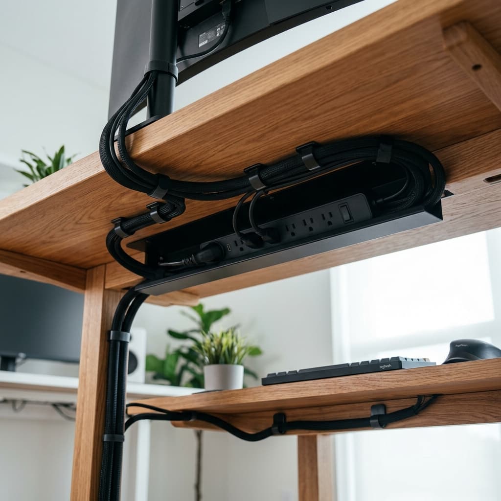 How to Build an Ultra-Clean Desk Cable Management System