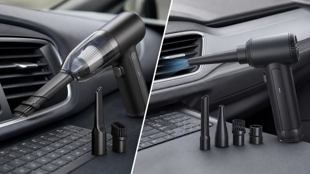 Car Vacuum vs Electric Air Duster
