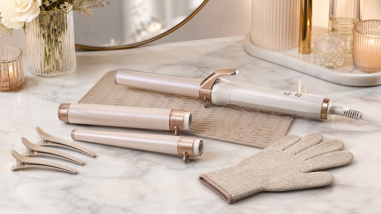 Curling Iron Barrel Size and Heat Guide
