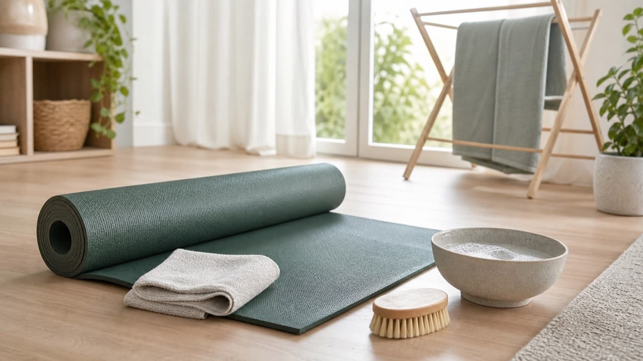 How to Clean and Store a Yoga Mat