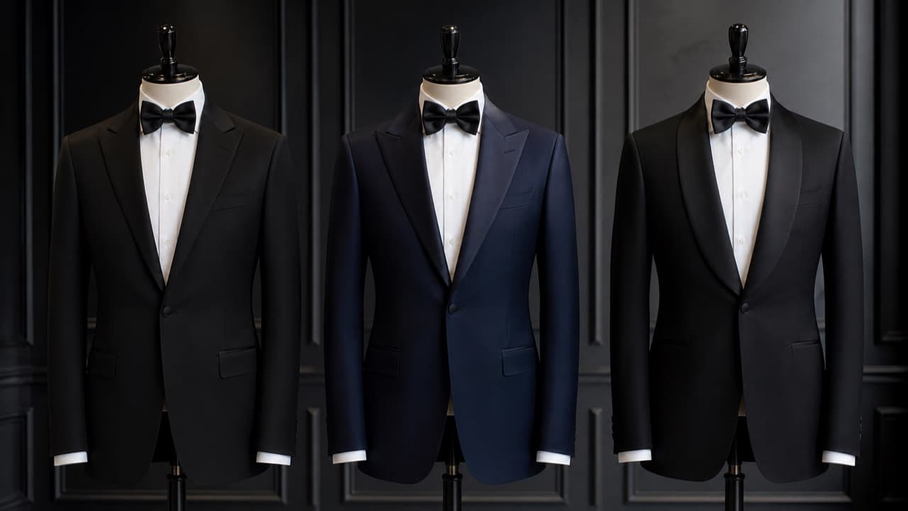 Tuxedo Lapel Styles: Shawl, Peak and Notch Compared