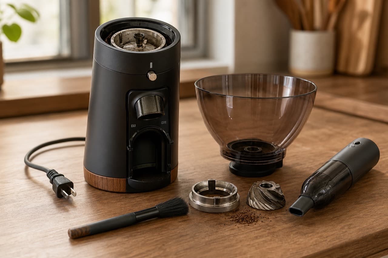 How to Clean a Coffee Grinder Without Damaging It