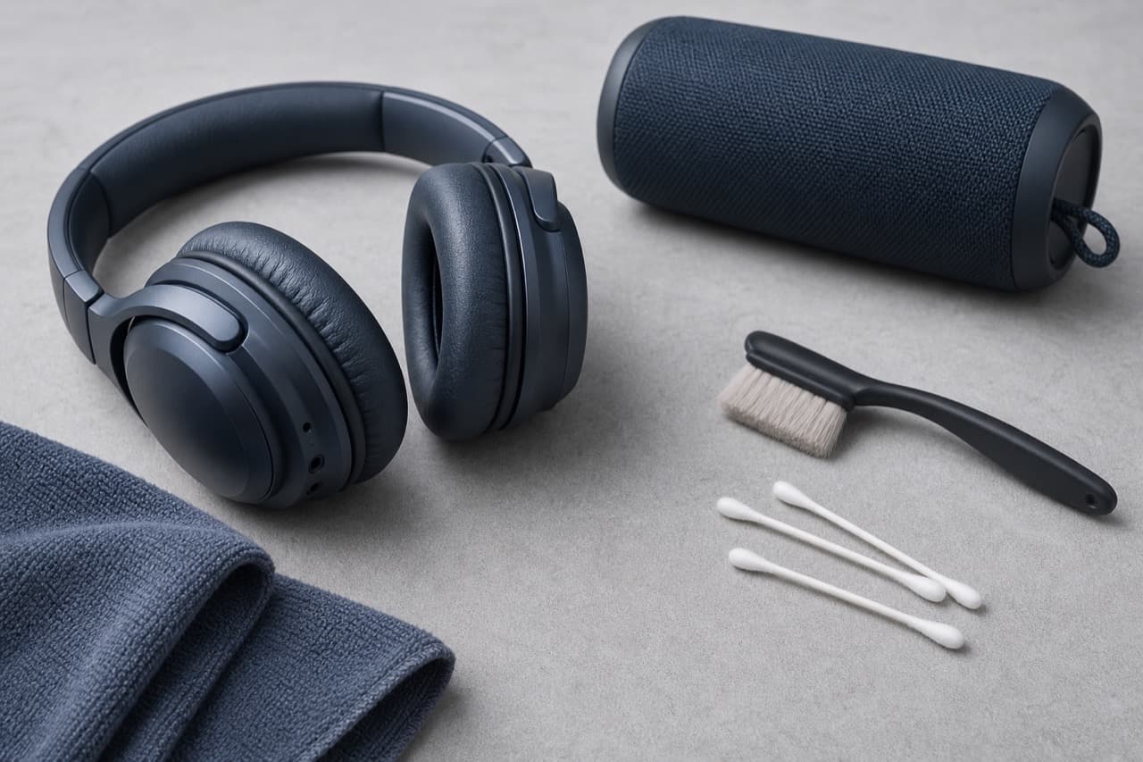 How to Clean and Store Headphones and Portable Speakers
