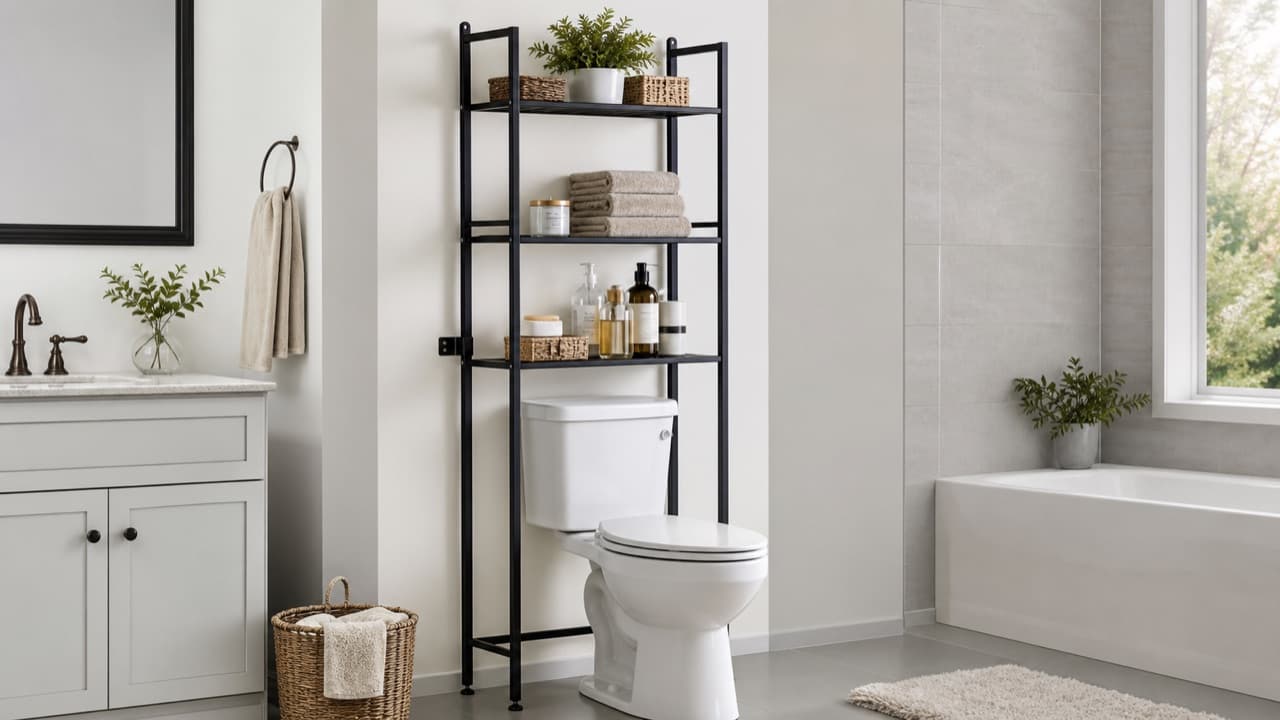 Over-the-Toilet Storage Rack: Fit and Safety Guide