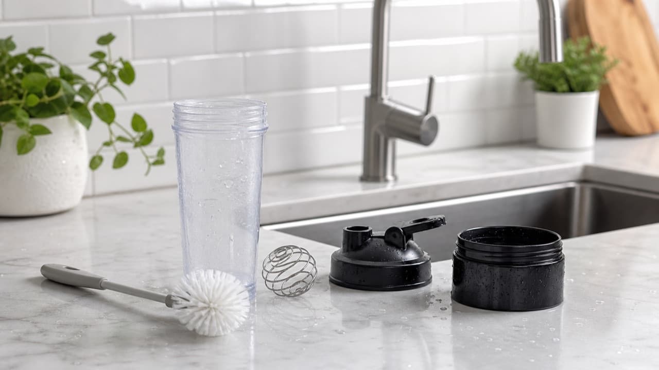 Protein Shaker Cleaning Guide