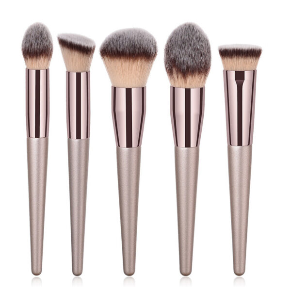 Champagne Color Makeup Brushes Set - Image 7