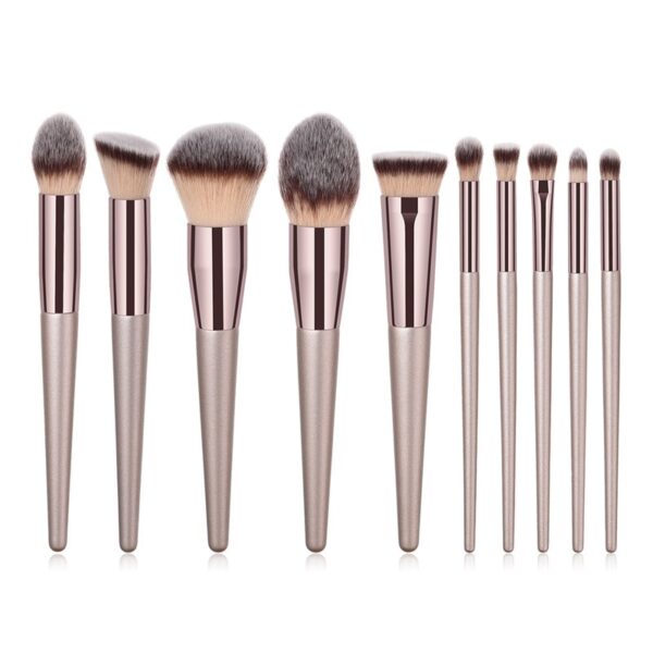 Champagne Color Makeup Brushes Set - Image 6