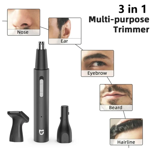 New Painless Electric Nose Ear Hair Trimmer for Men - Image 4