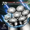 New Electric Shaver Wet Dry For Men Beard Hair Trimmer