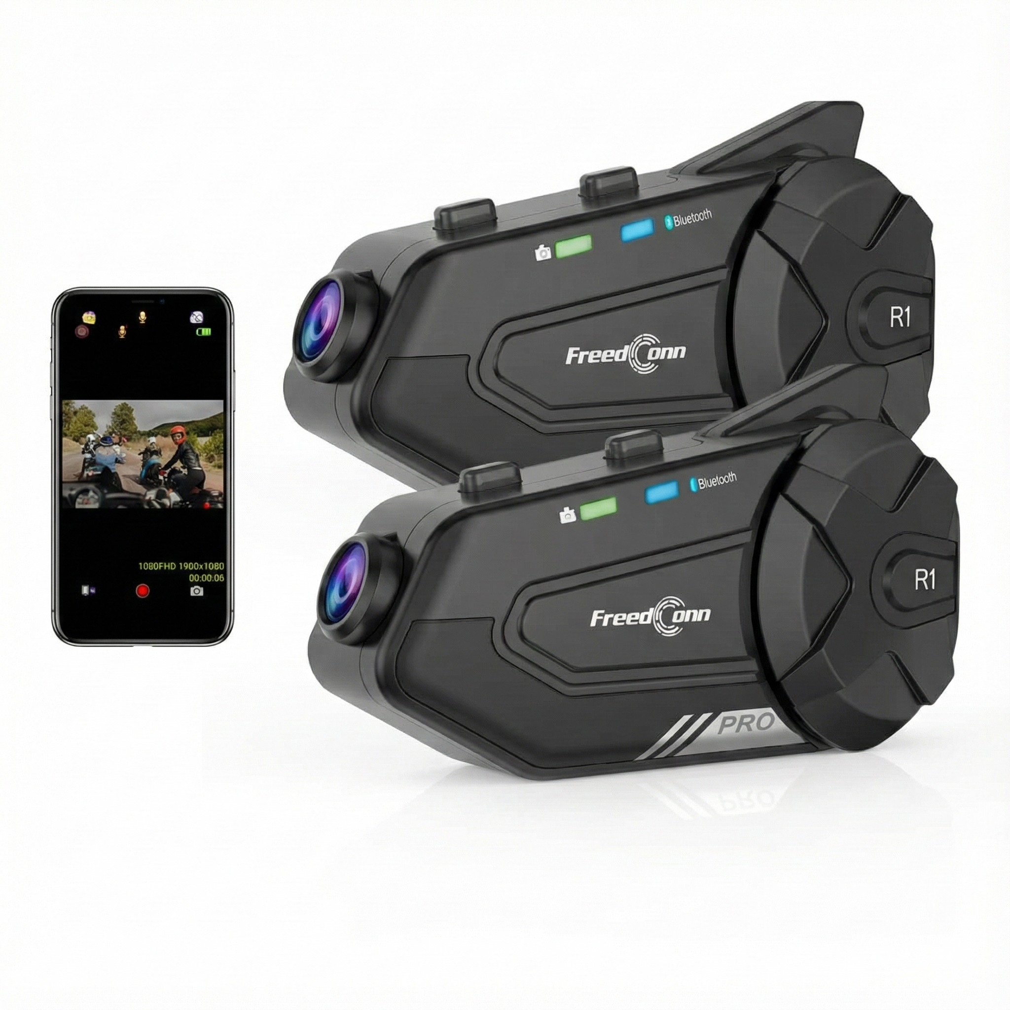 motorcycle intercom headset